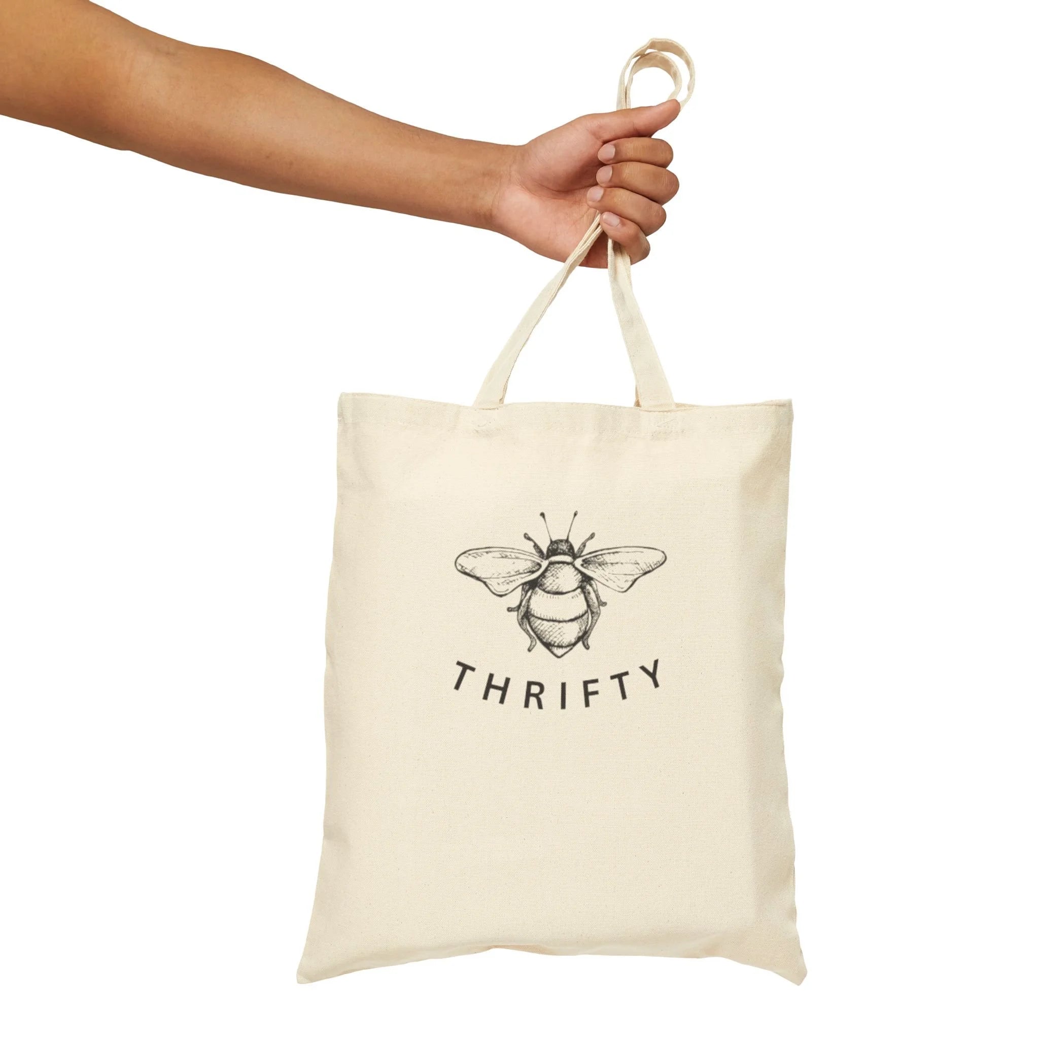 Bee Thrifty Eco Friendly Canvas Tote Bag
